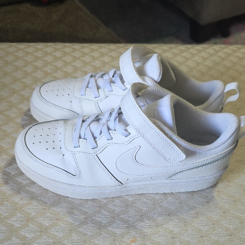 Nike Kids All-White Sneakers